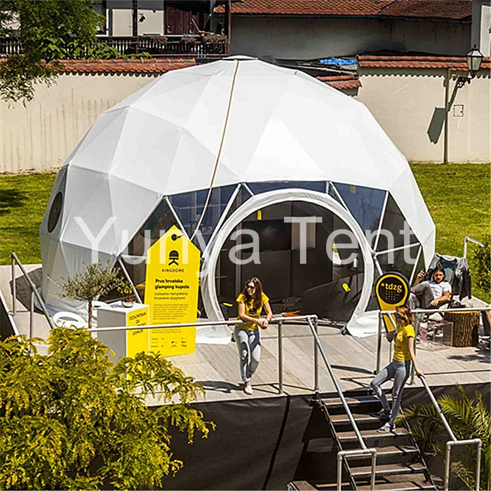 Outdoor Waterproof Tents Hotel House Glamping Luxury Family Camping Dome Tent