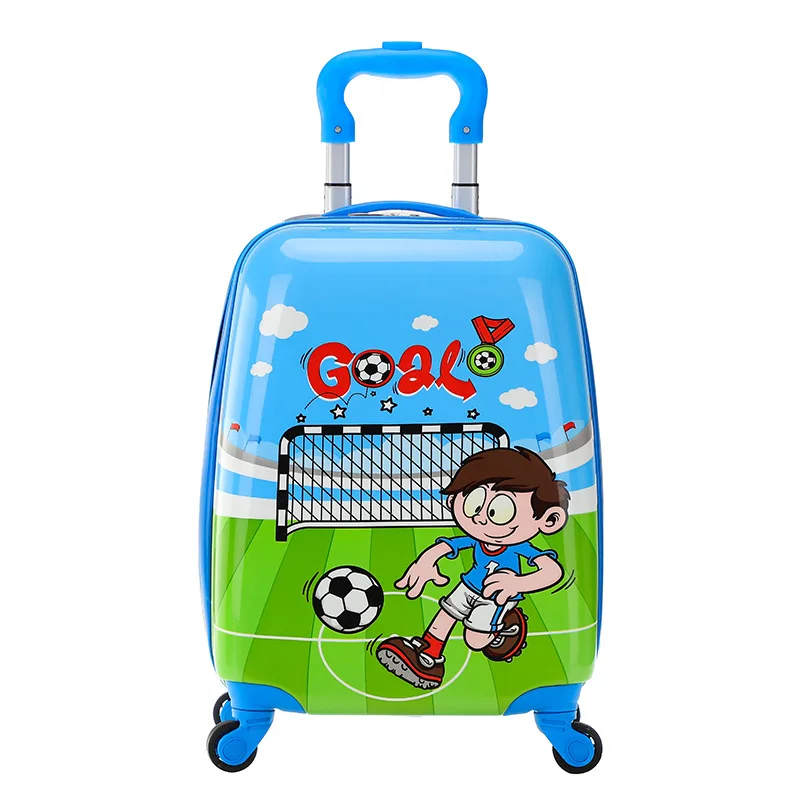 Bulk Wholesale Children Travel Suitcase Box High Quality Cartoon Print Scooter Suitcase Fashion Kids Ride On Luggage