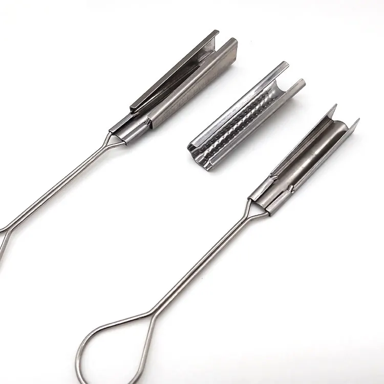 Manufacturer Wholesale Stainless Steel Optical Fiber Cable Drop Wire Clamp For FTTH