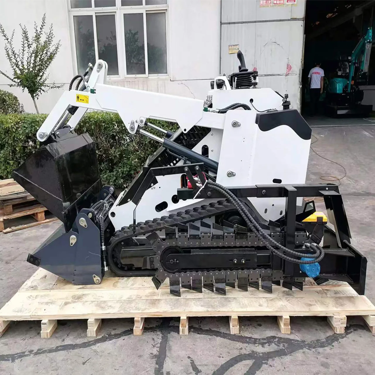 cheap wheel skid steer loader with attachments diesel skid steer loader with track for sale
