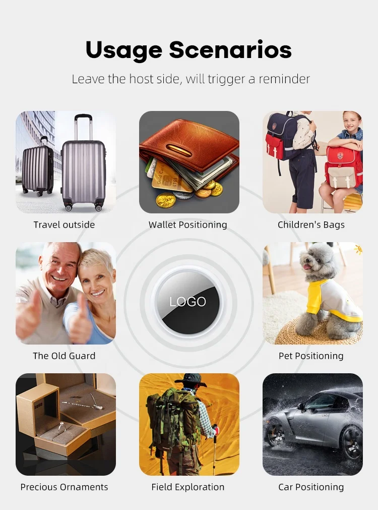 Small Smart BT GPS Tracker 4g Air Tags Appling Airtag Air Tag Vehicle Child Pets Tracker MiNi Keychain Key Trackers For Dogs