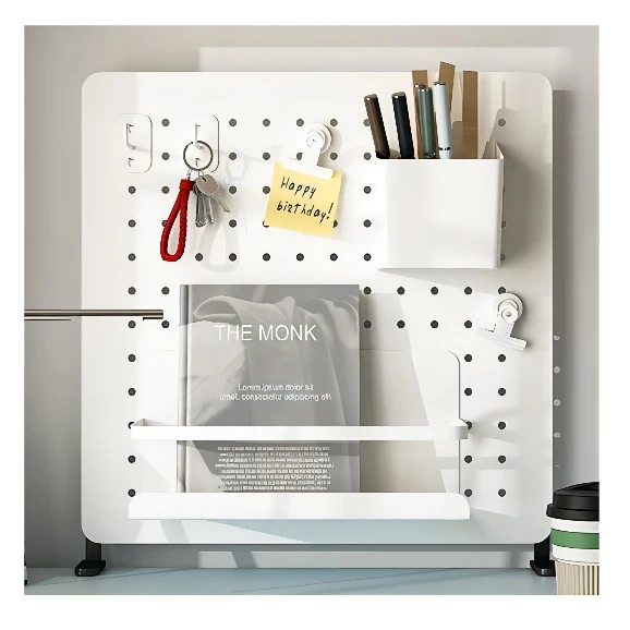 Металлическая игровая Pegboard организации настенное крепление на заказ Pegboard полки стали колышек доска