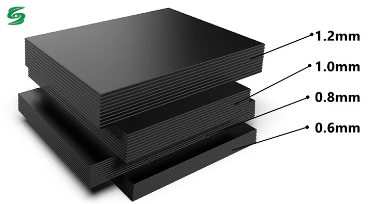 Custom high density hardness black HDPE plastic slip sheets plastic sheet pallet 2mm thickness