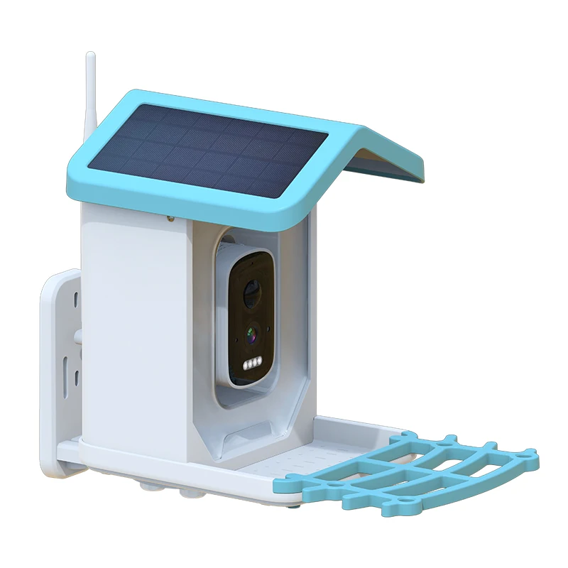 Best Solar CCTV Camera for Smart Bird Feeder2.5K HD Bird Feeder Camera with Full Color Night Vision for Watching Bird