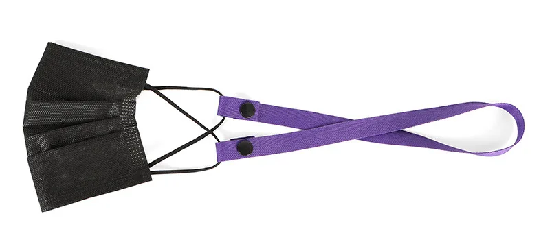 2020 Anti-Lost Hang On Neck Masking Polyester Lanyard Holder Strap Rope Elastic Adjustable Facemaskes Extension Kids Lanyard