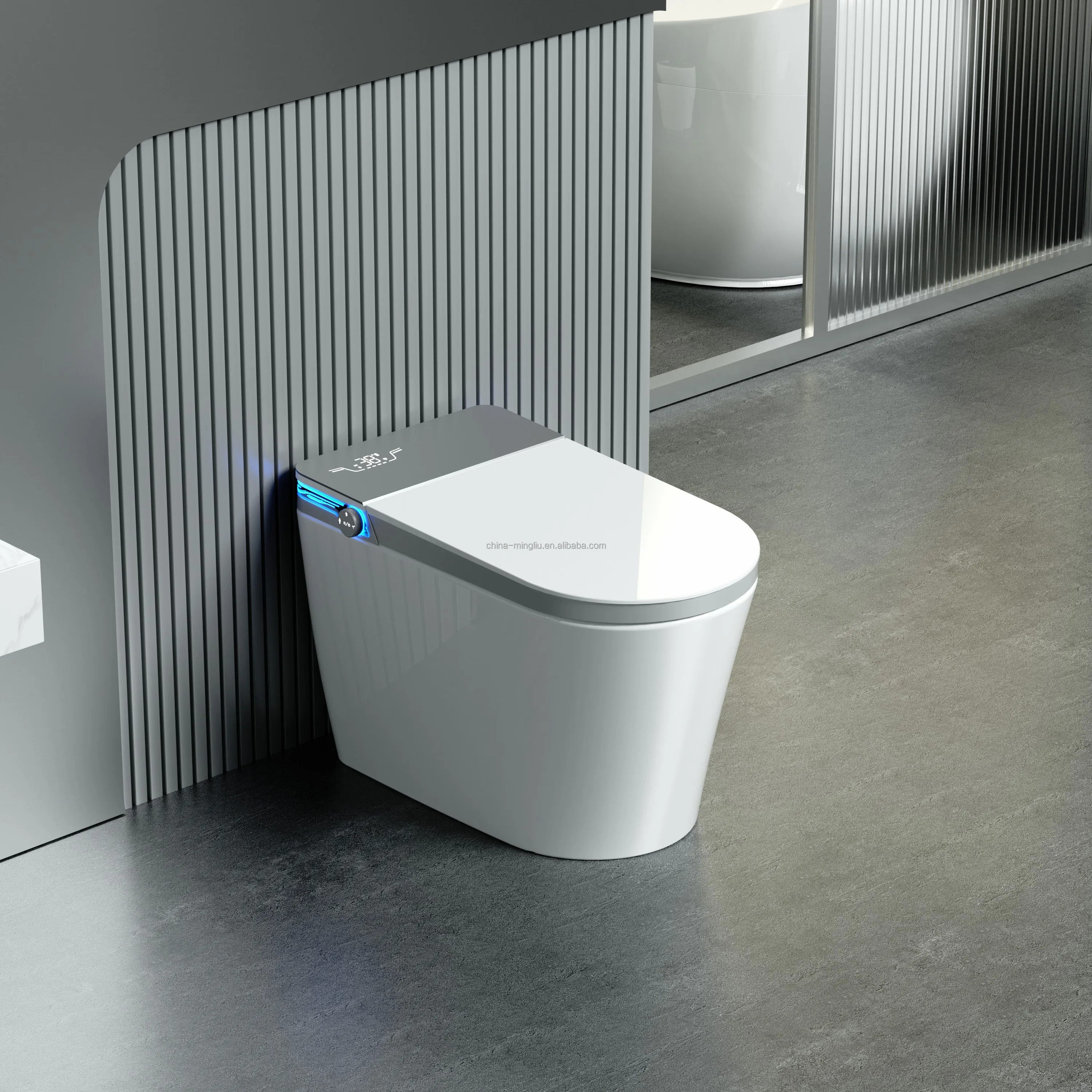 Smart Home Design Automatic Flush toilet Business Room Smart Flush Toilet Mini Suite Bathroom Smart remote control toilet