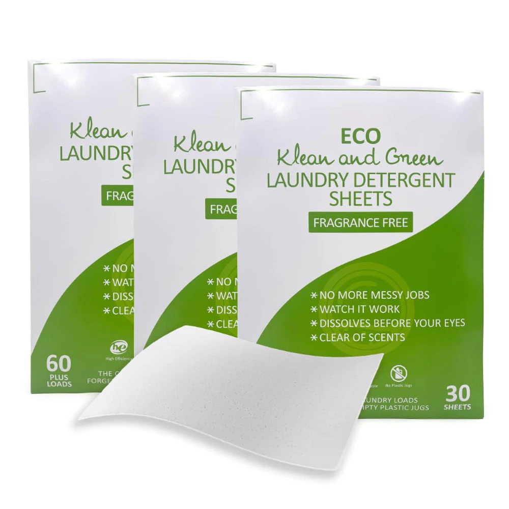 Laundry Detergent Sheets up to 100 Loads Easy to Use Zero Waste Solution Lightweight Powerful Cleaning Ideal for Home and Travel