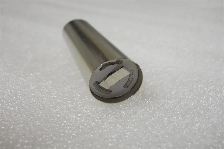 Poding Cylinder Stainless Steel Cell Cases Lithium Battery Grooved 18650 Cylinder Cell Case For 18550 Test Cell Materials