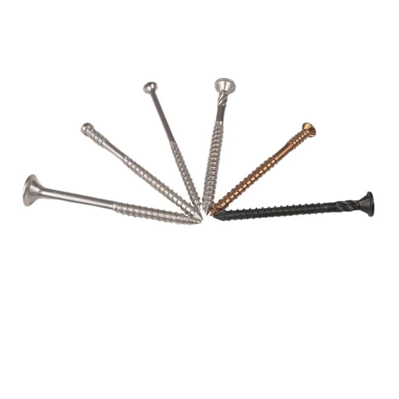 Custom Square Six-Lobe Driver Concrete Stainless Steel Pan Head Wood Screws Folding Chair Screws