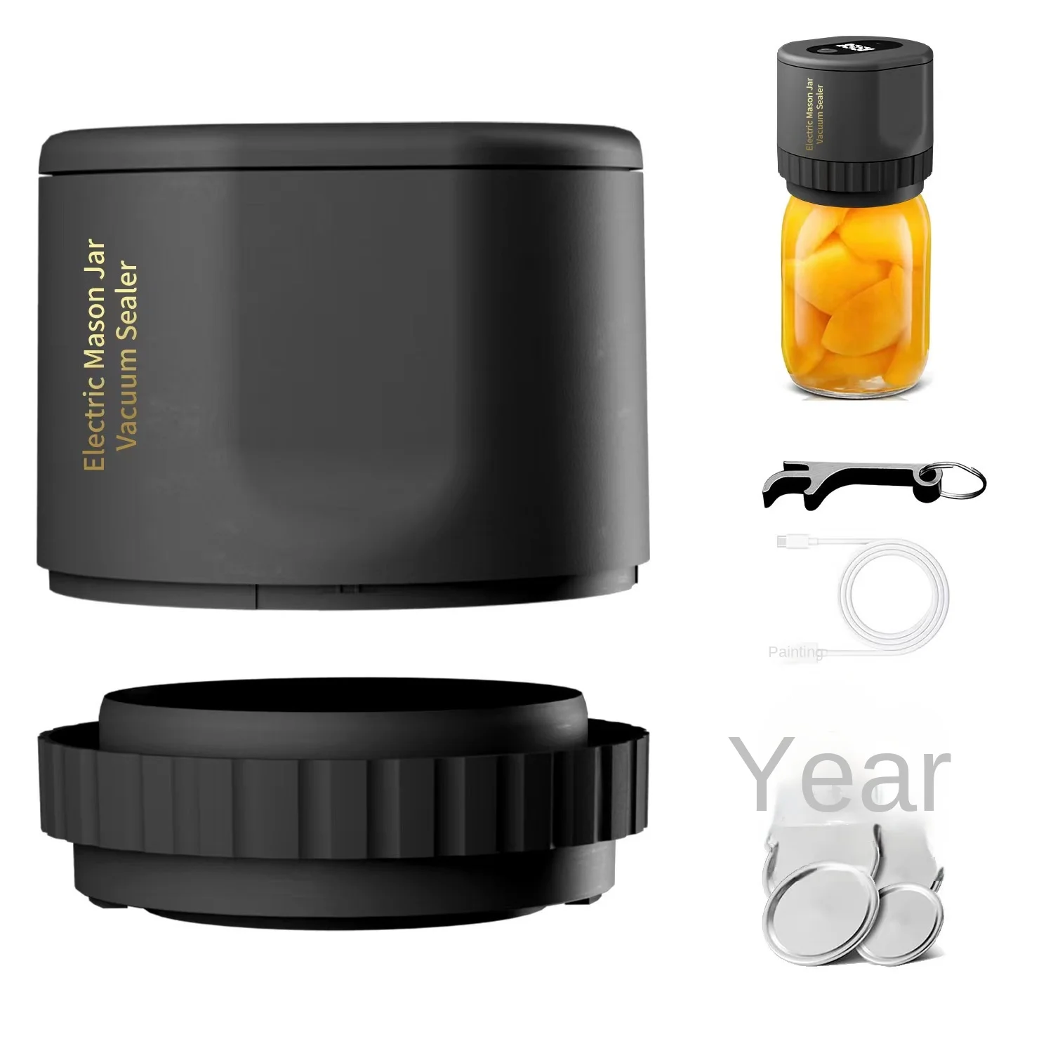 Automatic Portable Small Foil Lid Cap Sealing Machine For Tin Can Plastic Bottle Food Aluminum Jar Cup Cover Heat Seal Packaging