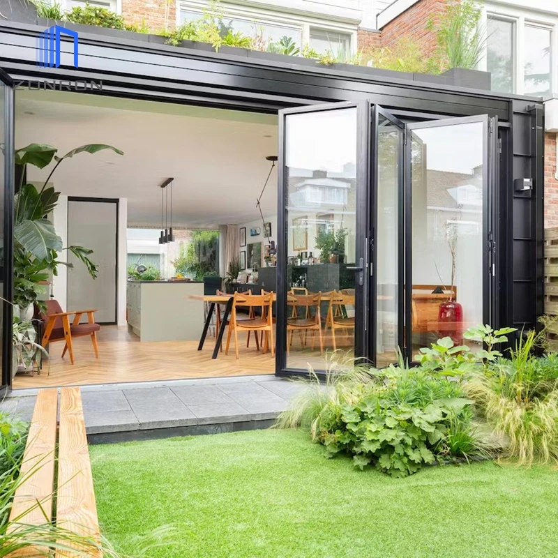 ZONRON simply beautiful shop window custom factory hot sell Folding anodized accessories multi folding open