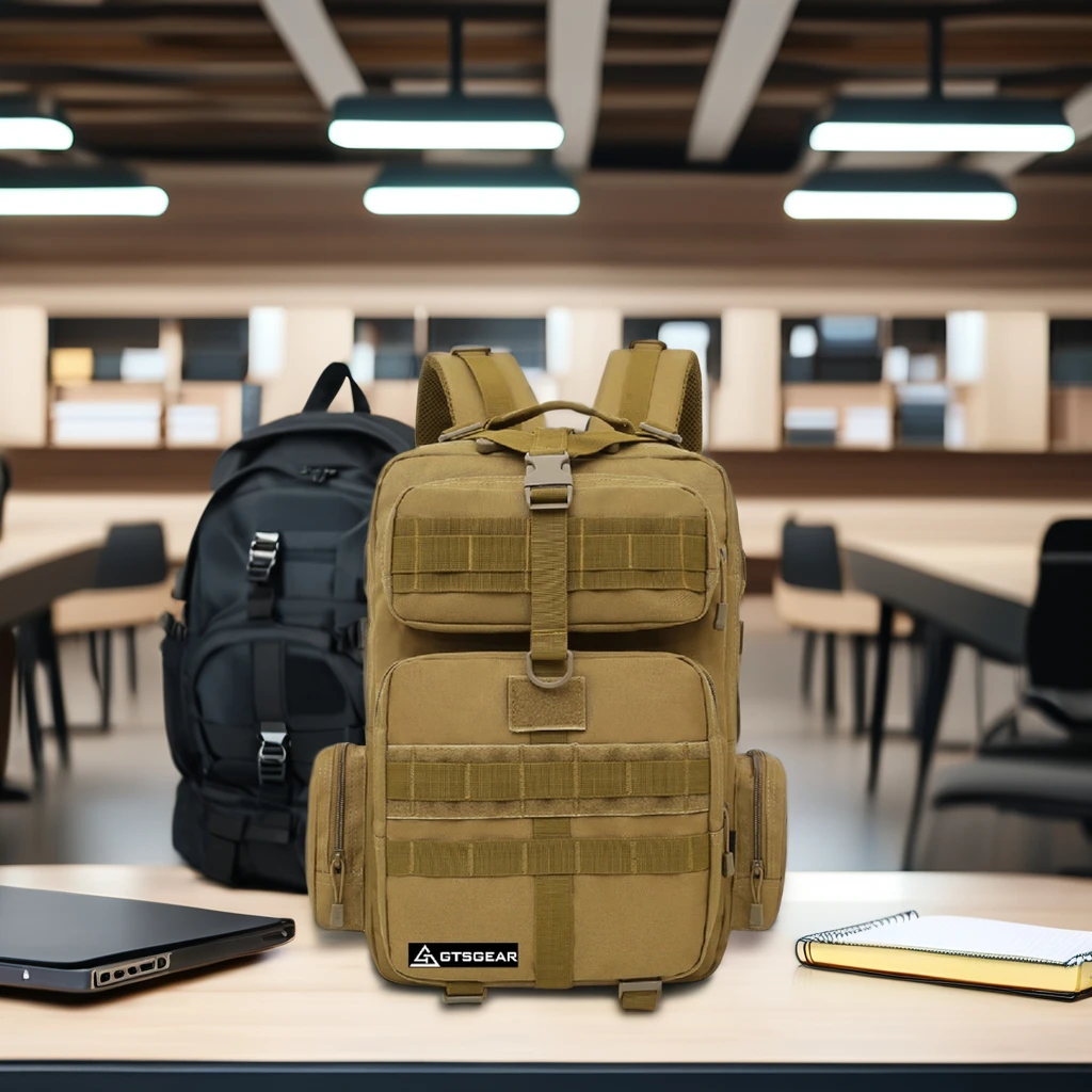 BPL07 C1 GTS Patrol bag men outdoor cycling backpack 30L camouflage mountaineering bag multi-bag tactical double back school