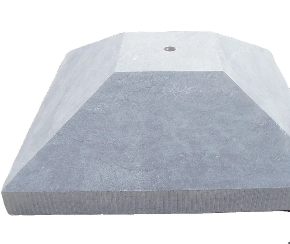 Traditional Design Blue Limestone Wall Caps Classic bluestone Pier Caps Covered on Wall