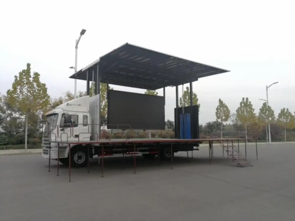 СВЕТОДИОДНЫЙ цифровой мобильный грузовик roadshow для