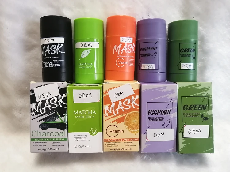 Best for skin care customized different types sheets sticks clay cream korean face masks