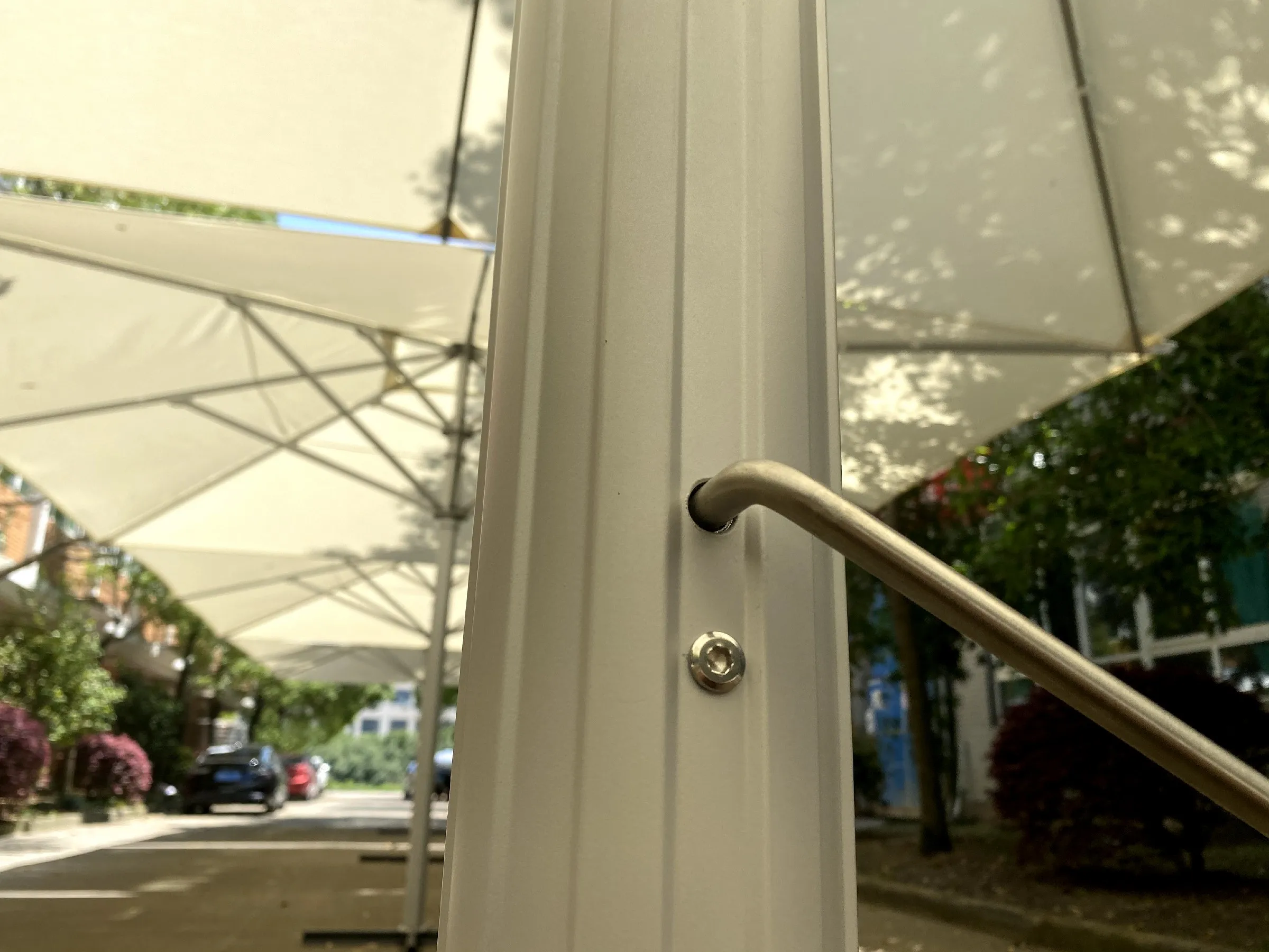  Sunbrella под заказ коммерческий высококачественный сверхмощный открытый зонтик большого