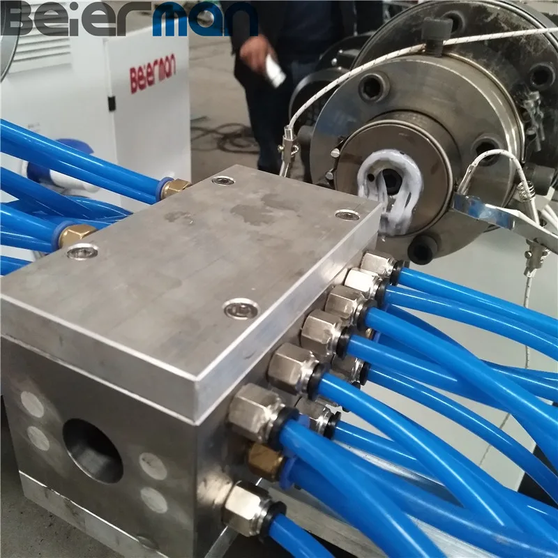 PC PMMA plastic LED light tube extruder machine T5 light round pipe extrusion line with SJ50 extruder