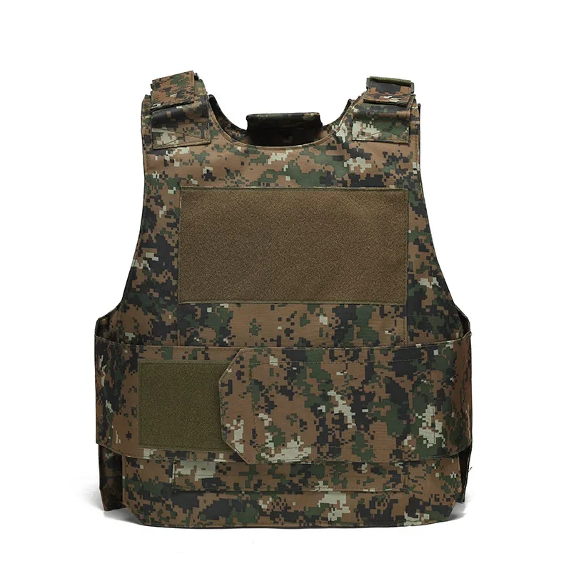 Tactical Hunting Vest Down Armor Plate Tactical Airsoft Carrier Vest CP Camo
