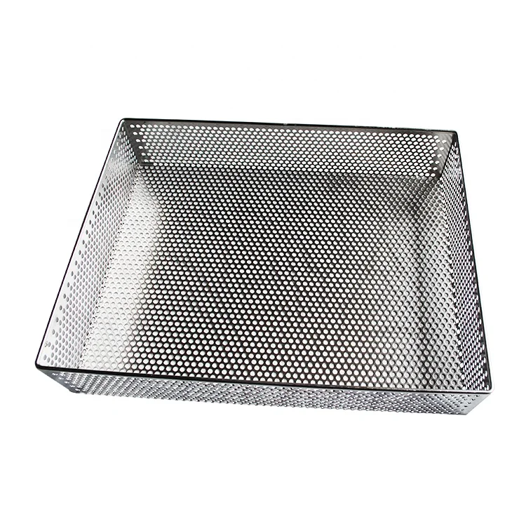 Bakery pan food grade SS 304 316 stainless steel aluminium alloy perforated baking tray for dehydration and frezing