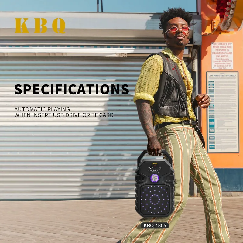 Subwoofer Heavy Bass Speaker Home Theater System Hifi Audio Rgb Lighting Stereo Sound Bluetooth Usb Fm Radio Karaoke Speaker