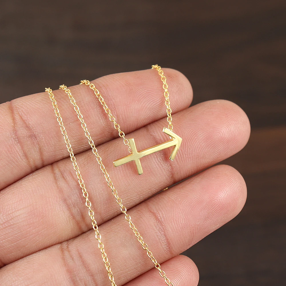 Most Demanding Customize Zodiac Sign 18k Gold Plated Fine Jewelry 925 Sterling Silver Customize Unisex Chain Pendent Necklace
