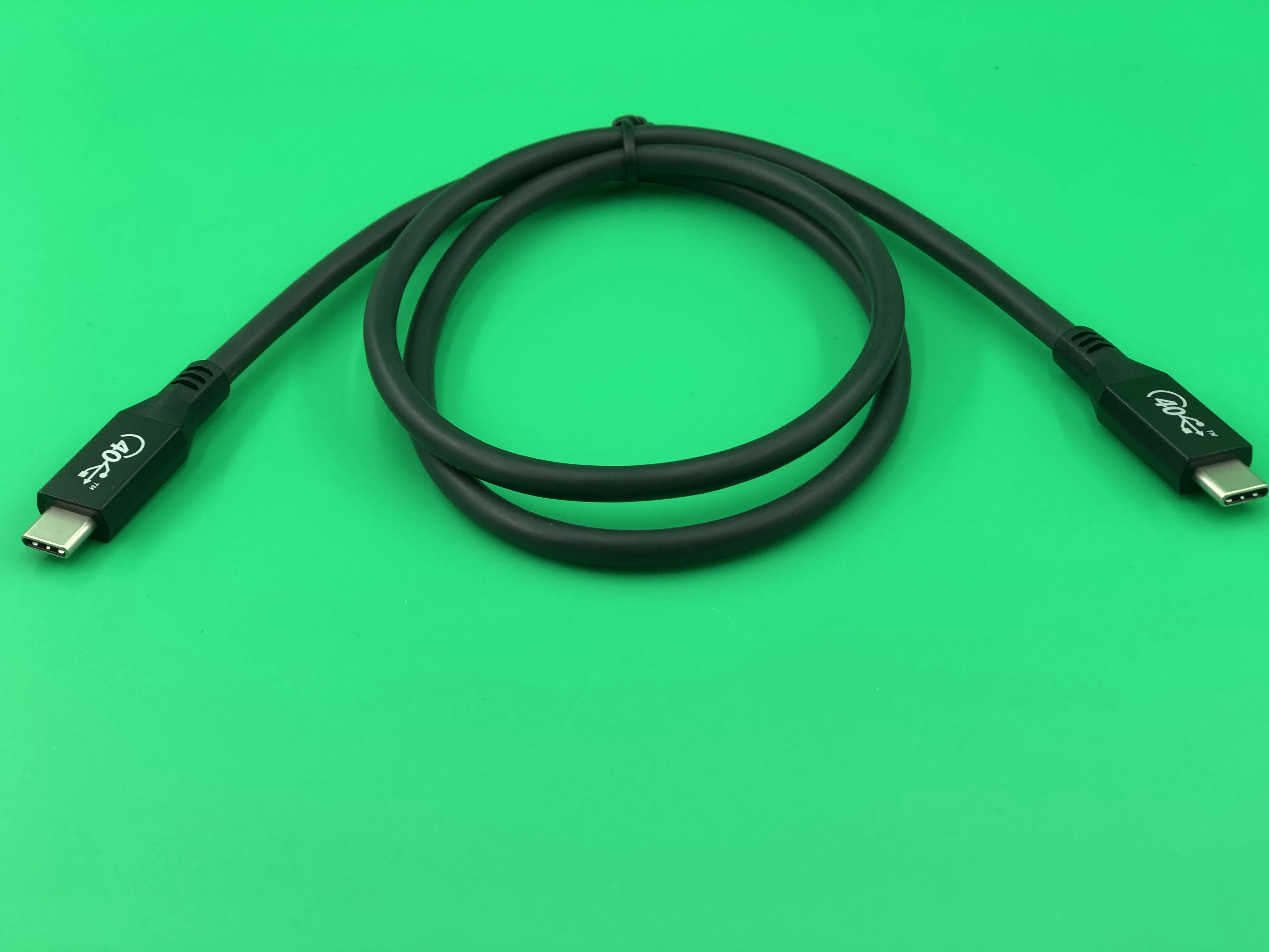 China Manufacturer Custom USB 2.0 AM Left Angle to Micro Left Angle Cable