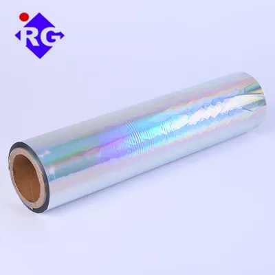  Алюминиевая голографическая Лазерная наклейка RG 3D цветной лист фольги рулон металлизированный для ламината и