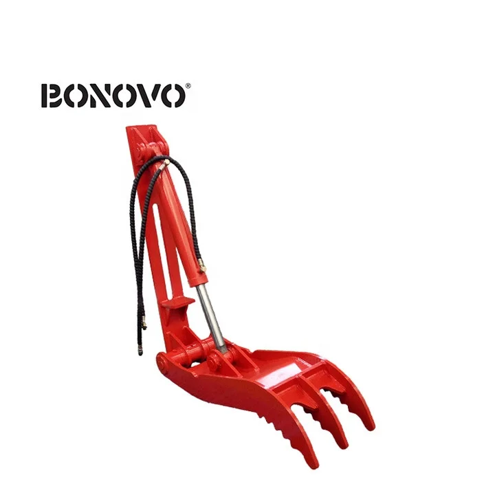 BONOVO thumb clip excavator excavator hydraulic thumb attachments