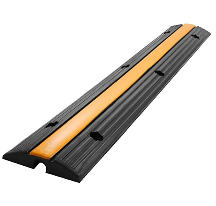 Shanghai Eroson 1 Channel Rubber Cable Protector Floor,Cable Tray (60612822335)