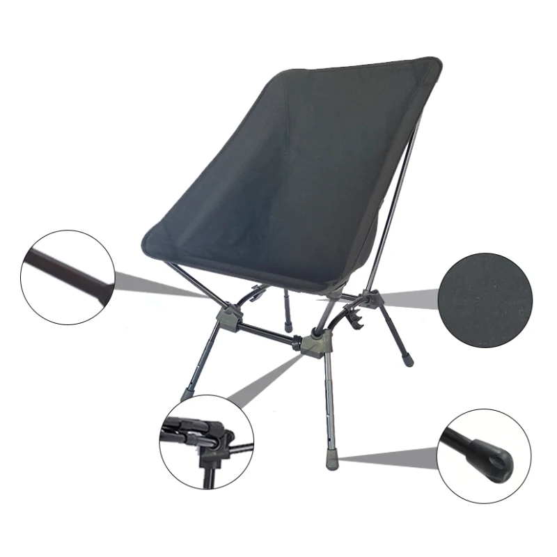 Wholesale customized aluminum portable ultra light camping chair folding relaxing Beach Chair