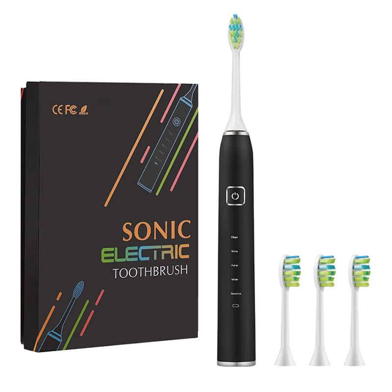 Waterproof Personalized mini travel sonic electric toothbrush battery powered with uv case