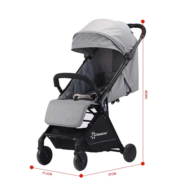 
Chinese luxury baby stroller supplier directly sale baby pram carrier auto folding stroller baby 