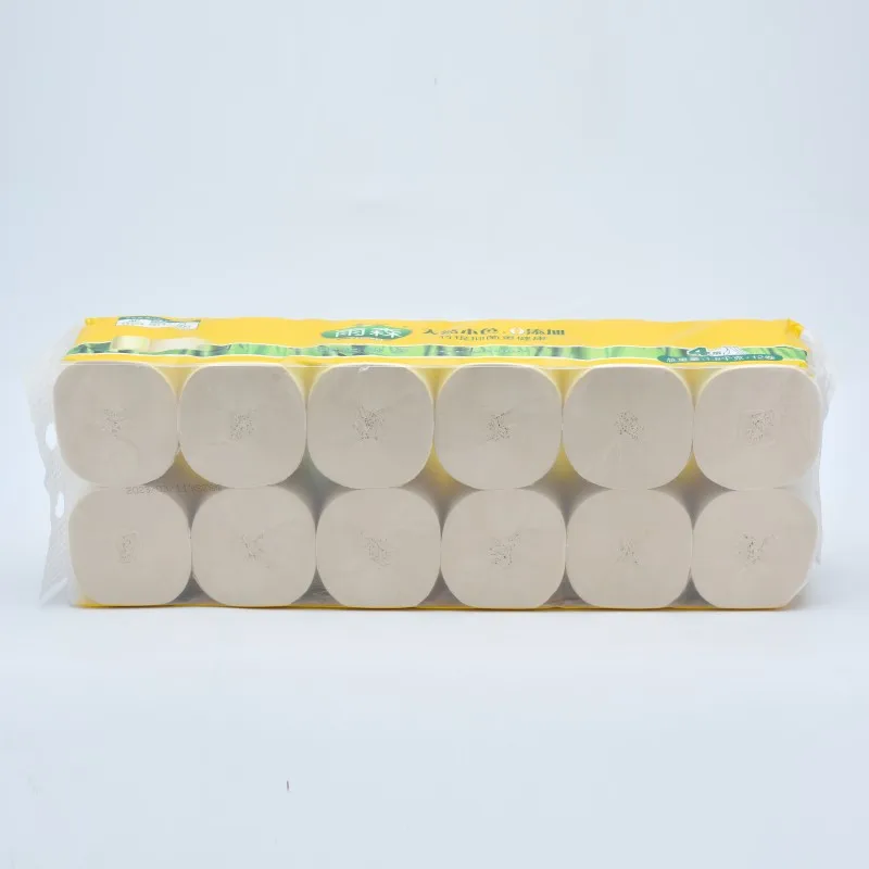 Factory Wholesale Price Biodegradable Eco Bamboo Toilet Roll 3 Ply Wholesale Hot Selling Toilet Paper