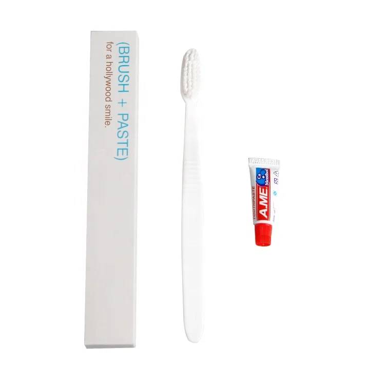 Cheap Hotel Disposable Plastic Toothbrush Toothpaste Kit