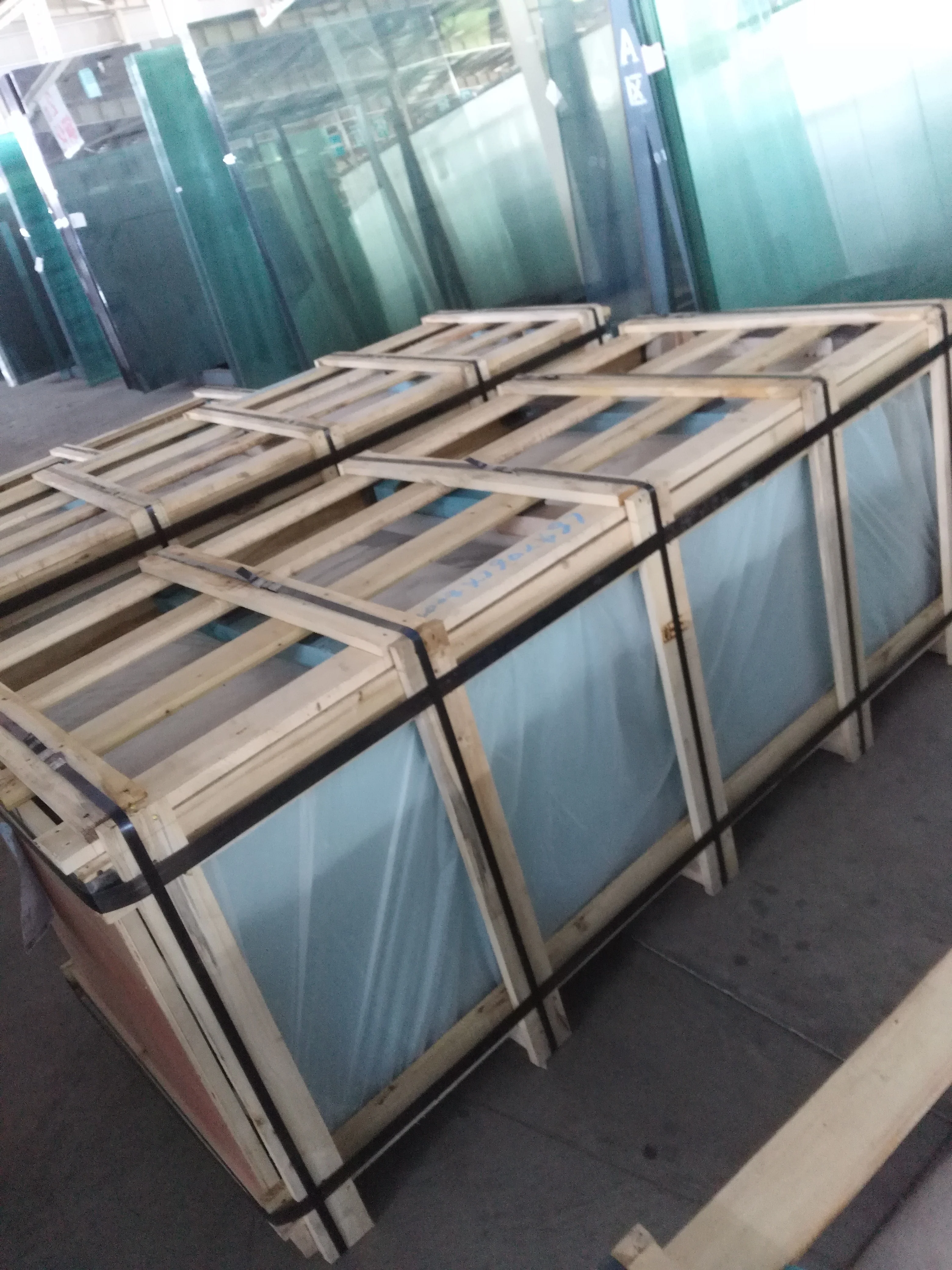 10MM 12MM Tempered Glass Railings Tempered Glass Fence Panels Frameless Glass Balustrade Railing