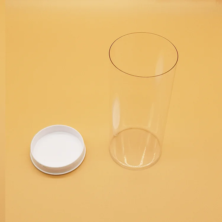 Hot Sell Hard Transparent Pvc Pipe Clear Plastic Tube for Gifts Packing, Round Clear Packing Tube