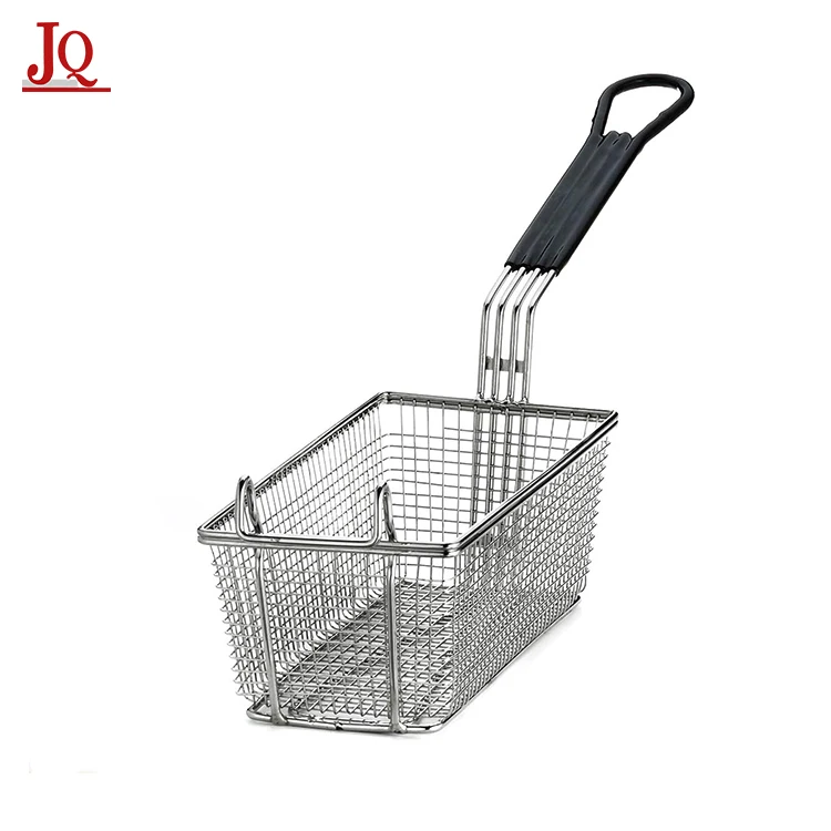 High quality fat fryer iron wire metal deep fry serving basket for french fries