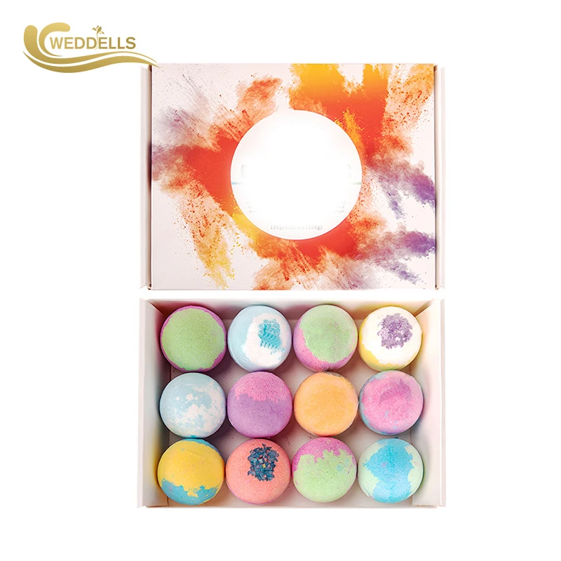 WEDDELL Handmade Bath Bombs fizzers ball with jewelry inside