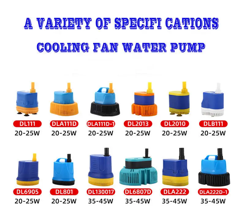 DL Electric water pump motor 16w 800l/h 1.6m air cooler submersible water pumpDL4000 Egypt air cooler pump