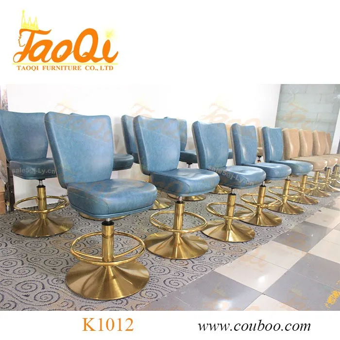 K1012 Hot Sell Barstools Swivel Bar Chair Adjustable Stainless Steel Poker Slot Machine Roulette Club Modern Casino Chair
