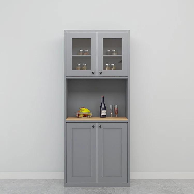 New Design Steel Kitchen Cabinets / Metal Kitchen Furniture Storage Cabinet