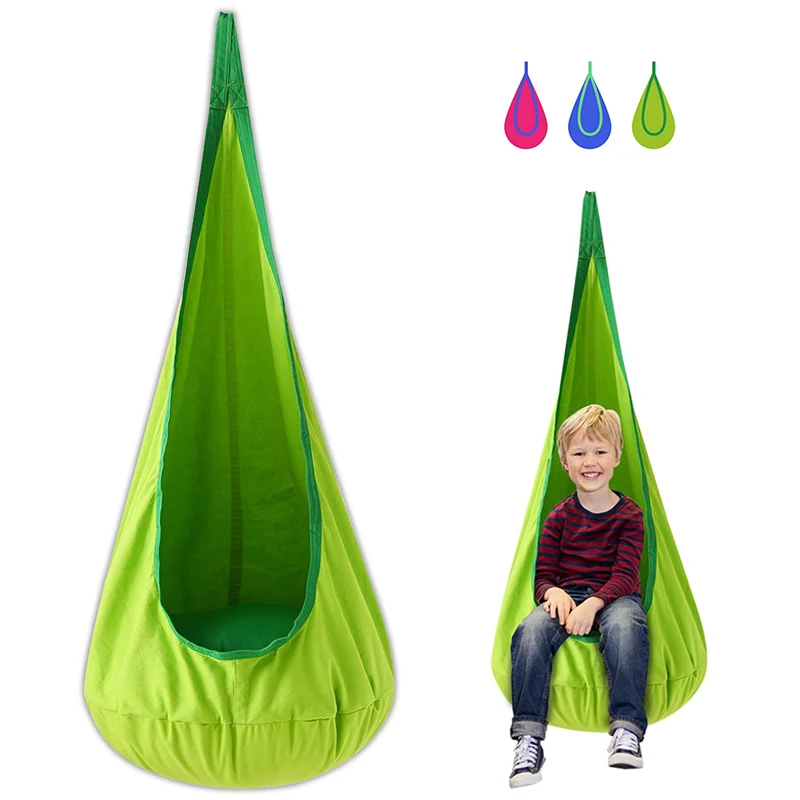 
Hot Sale Outdoor Style Children Pod Swing Hanging Kids Pod Swing 