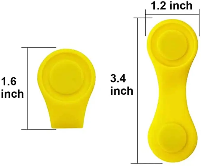 Wholesale custom silicone golf ball marker hat clip magnetic golf ball marker hat clip