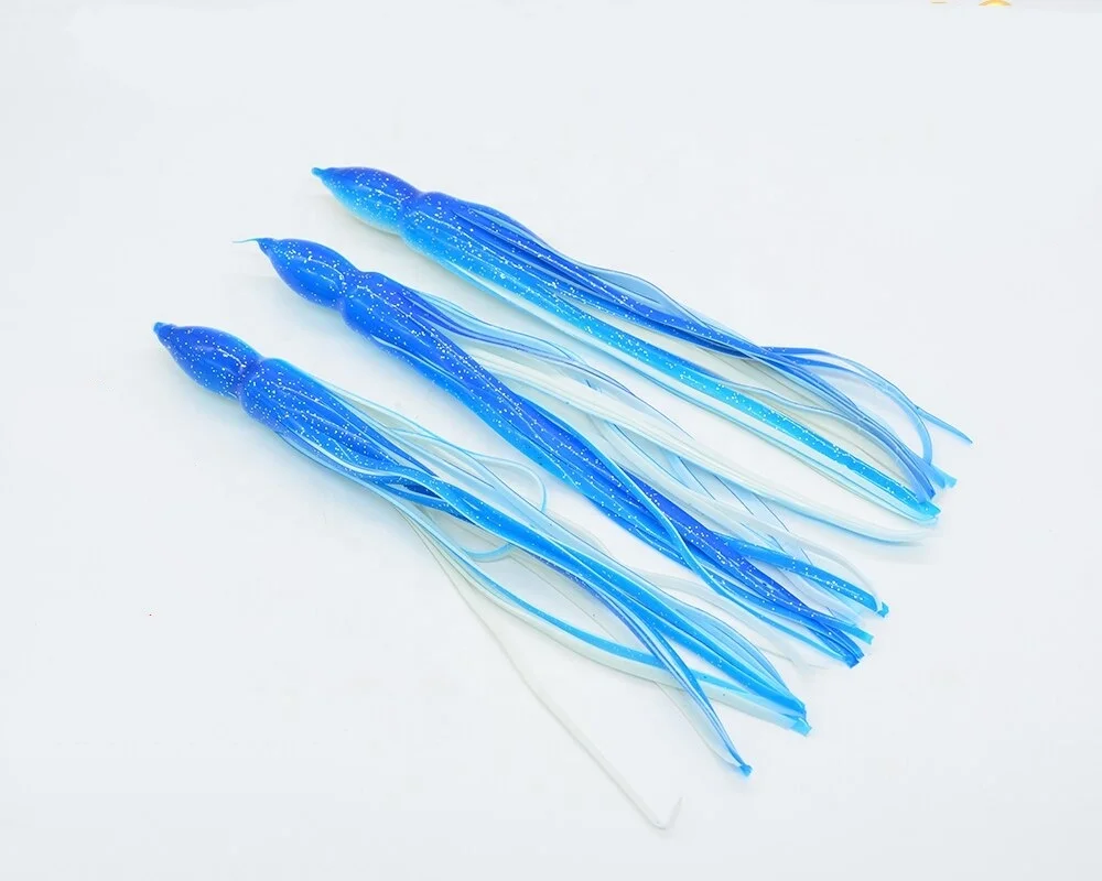 8inch Octopus skirt octopus lure octopus bait quality raw materials Scratch resistant