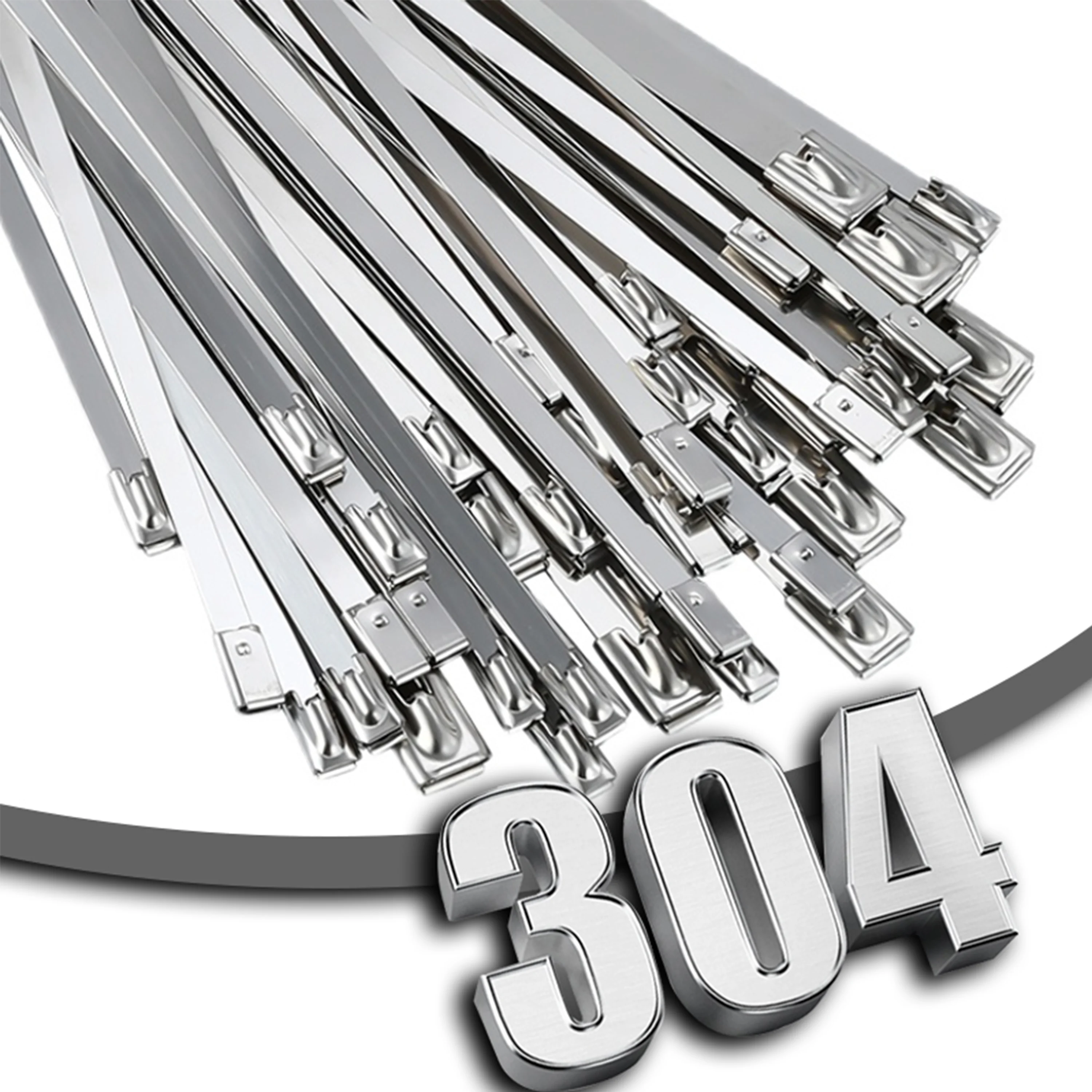 Top Quality Stainless Steel Cable Tie Ball Lock Factory Metal Self Locking ss 304 316