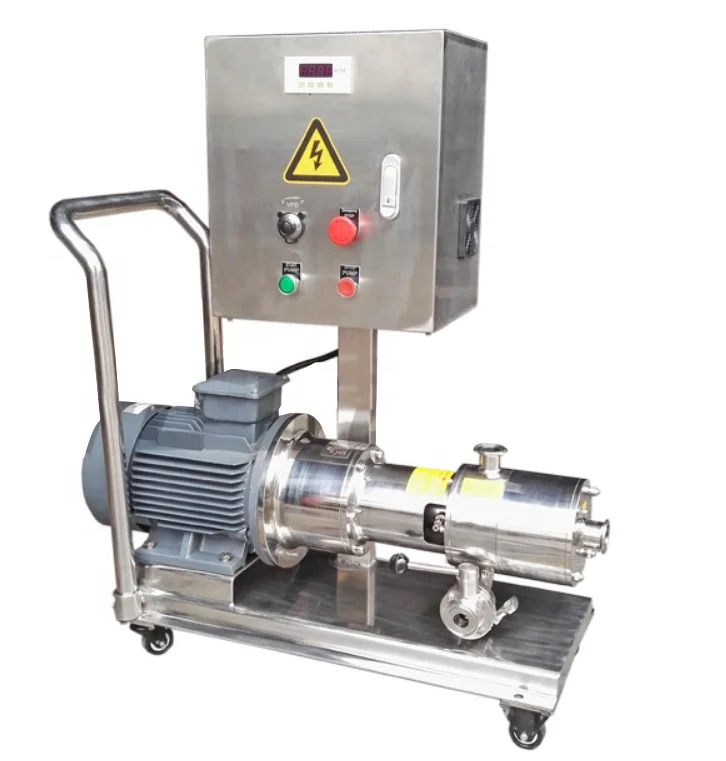 Mobile electric three-stage high shear emulsification pump
