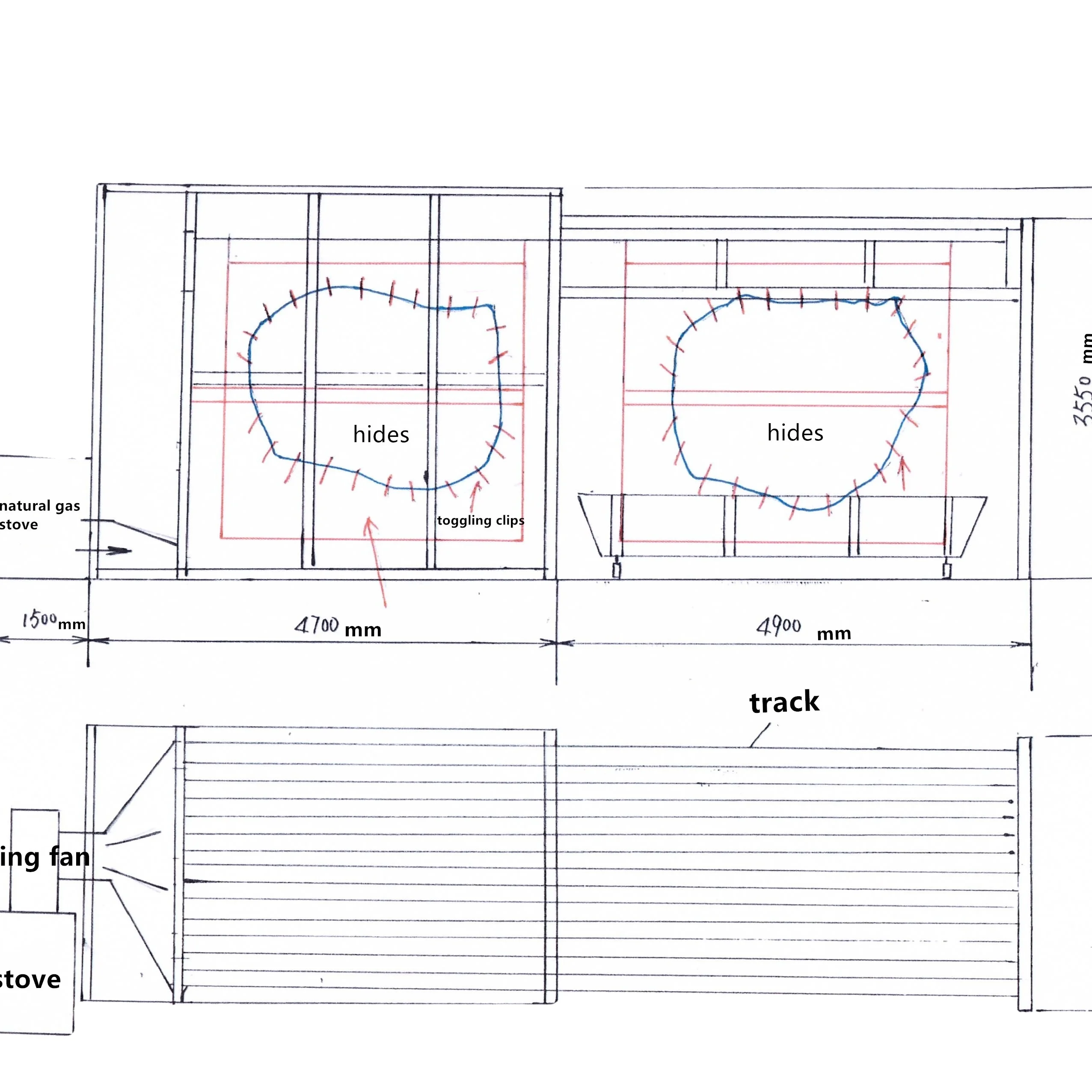 Ручная машинка для кожевенного переключателя