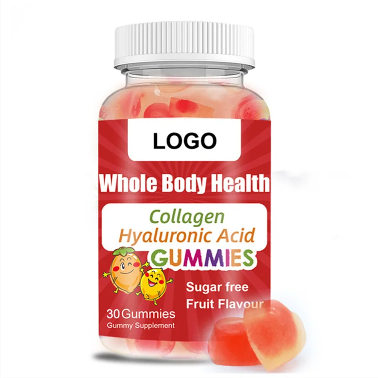 Oem Natural Bounty Hair Skin And Nails Collagen Gummies Of Multivitamin Support Hydrate Hair Revitalize Skin And Nourish Nails