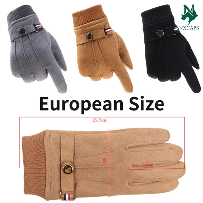 Hot Sale Winter Suede Warm Gloves Outdoor Ski Gloves In Winter New Design Woman Hand Thickening Gloves