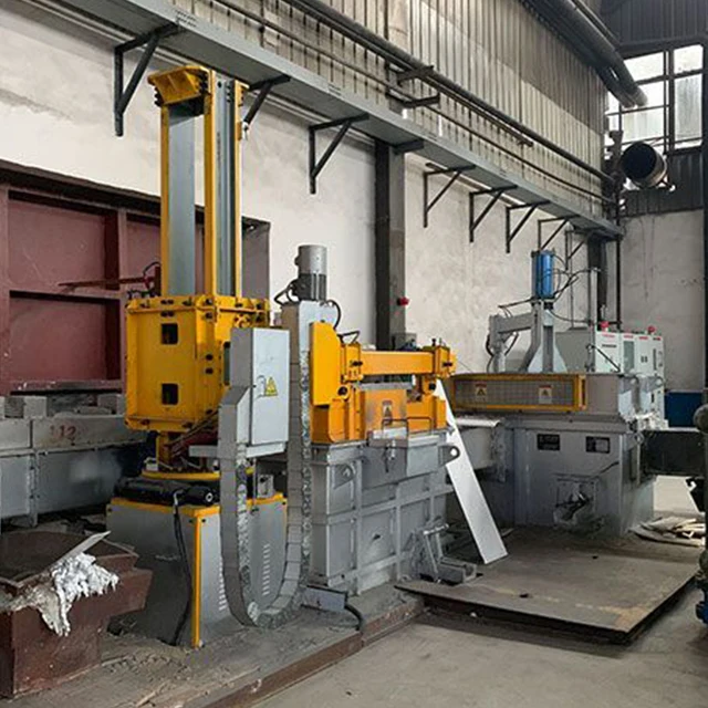 China Manufacture Aluminum Rotary On-Line Degasser Chamber Aluminum Ingot Die Casting Machine